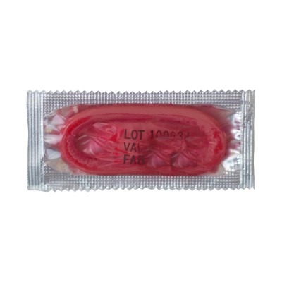 100 préservatifs goût fraise