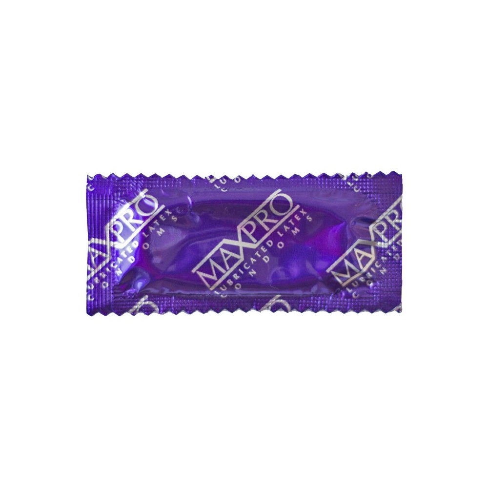 100 préservatifs texturés à picots MaxPro®